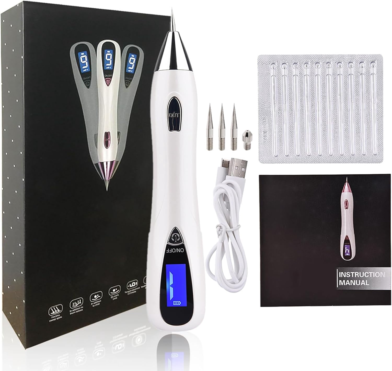 Pen, at-Home Beauty Tool, Designed for Gentle and Everyday Personal Care (Gold)