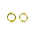 thumbnail image 3 of Luxe Modz Pair of Surgical Steel PVD Gold Double Flare Ear Tunnels Earlets Gauges Plugs, 3 of 8