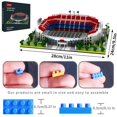thumbnail image 2 of Caximsy Barcelona estadio de fútbol conjuntos de bloques de construcción juguetes fútbol arquitectura modelo Kits regalos para adultos niños 3500 piezas, 2 of 5