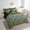Olive Green, variant on 7Pcs Cheetah Print Bedding Sets Queen, Watercolor Yellow Diamond Glitter Pattern Comforter Set, Leopard Print Comforter + Flat Sheet + Fitted Sheet + 2 Pillowcases + 2 Throw Pillow Covers