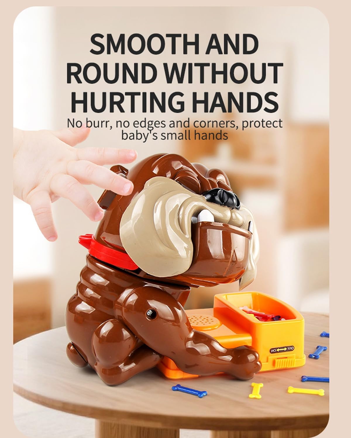 Beware of the Angry Dog game, don't wake the dog, bone-stealing game, evil bad dog escape cards, electronic barking pet toy, suitable for family gatherings and interactive fun.