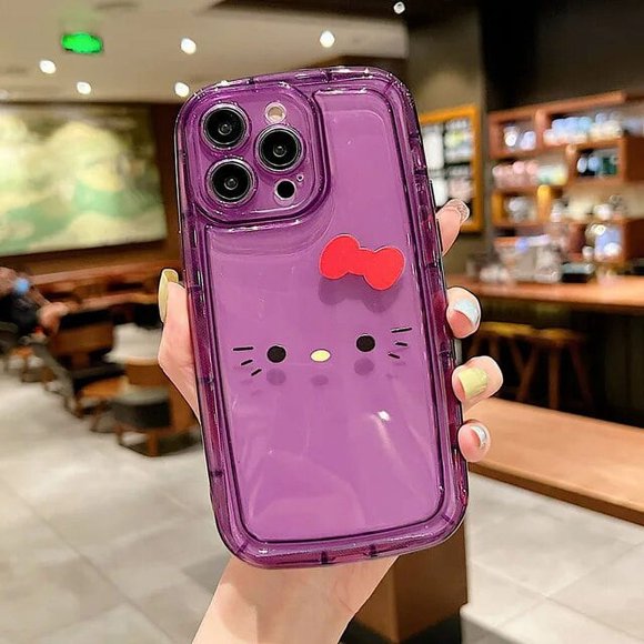 Étui de Téléphone Transparente Hello Kitty Candy pour Realme 2 Pro 5 5S 5i 6 6S 7 7i 8S 9i C11 C12 C15 C17 C20 C21 C21Y C25 C25Y C30 Q3 Q3i Q5i LXY