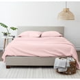 thumbnail image 3 of Noble Linens 4 Piece Pattern Microfiber Bed Sheets Set, Pink My Heart, California King, 3 of 10