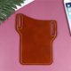 thumbnail image 2 of EeaseMX Riñonera de piel sintética para teléfono móvil, práctica bolsa de almacenamiento para hombre (marrón), 2 of 7