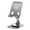 Grey, variant on Naierhg All-aluminum Alloy Folding Phone Stand Phone Holder with Anti-slip Pads Stable Sturdy 360-degree Rotating Adjustable Viewing Angles for Phones
