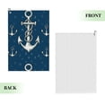 thumbnail image 2 of ONETECH Anchor Blue Ocean Golf Towel - Birthday Gift Golf Gift for Men 1PC, 2 of 7