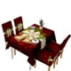 thumbnail image 4 of para navideña, para sillas de comedor, impermeables, para sillas de Papá Noel lavables, mantelería navideña pa B Macarena Manteles, 4 of 5