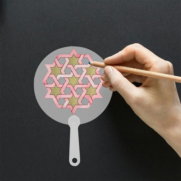 FRCOLOR  4 Pcs Small Hand Held Fan Folding Decor Handheld Fans White