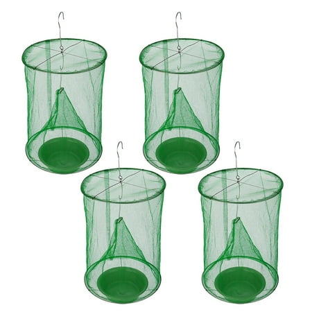 Fengga Insect Traps 4 Pack Fly Outdoor Hanging Ranch Fly Fly for Outdoor Garden Farm  Yard  Insect Catcher Half Pice Sale