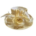 thumbnail image 1 of TIEVOSA Women Fascinator Lady Tea Party Wedding Bridal Flower Hat（Yellow）, 1 of 2