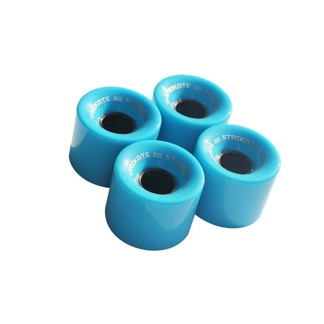fastboy 4 Pcs Roue de Planche à Roulettes Design Chic Équipement de Sport Artisanat Installation Pratique Skate Universel Skate Bleu