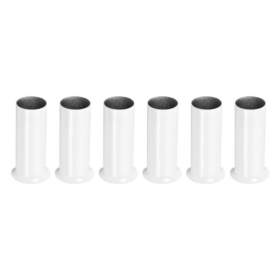 Uxcell 3 Inch Tall Chandelier Sleeves Base Holder Candle Socket Covers White 6 Pack