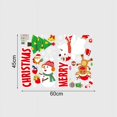 thumbnail image 1 of Pegatinas navideñas para ventana, adorno de Papá Noel, Pvc, muñeco de nieve, alce, carteles, pasta para ventana, decoración de Año Nuevo 2024, 1 of 4