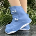thumbnail image 2 of LAICAIW Couvre-Chaussures Imperméables-Résistant à la Pluie-Bottes Épaisses Réutilisables Semelle Double Couche Mode Antidérapante Durable Facile à Utiliser Couvre-Chaussures pour Pluie Cyclisme Extérieur, 2 of 7