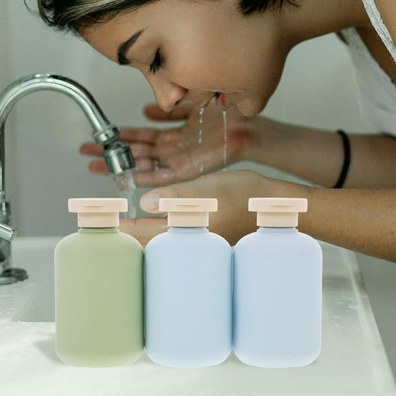 unbranded 1 Set  Refillable Travel Shampoo Bottles Plastic Squeeze Bottles for Lotion Travel Size Toiletry Containers Shampoo and Conditioner Bottles 200ml