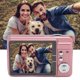 thumbnail image 1 of Cámara Digital 4K para Fotografía, Cámaga de Vlogging de Belleza Auticica Confocque Autico 8x Zoom 48MP, Cámara de Vije Compacta Pantalla de 2,7 Pulgadas Con Luz, 1 of 7
