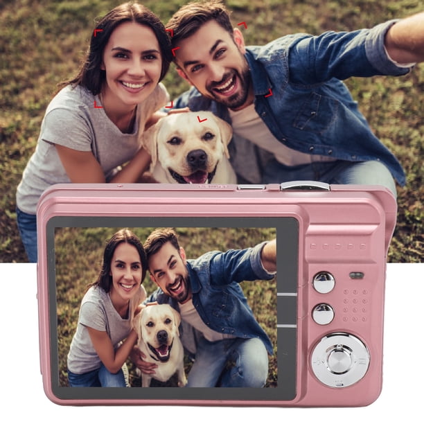 Cámara Digital 4K para Fotografía, Cámaga de Vlogging de Belleza Auticica Confocque Autico 8x Zoom 48MP, Cámara de Vije Compacta Pantalla de 2,7 Pulgadas Con Luz