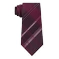 thumbnail image 3 of Kenneth Cole Mens Layer Grid Plaid Self-tied Necktie, Red, One Size, 3 of 4