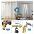 thumbnail image 5 of Urbanest 1" Favo Adjustable Curtain Rod, 28"-48", Renaissance Gold, 5 of 6