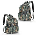 thumbnail image 2 of FKELYI Camo Hunting Leaf Print 17 Inch School Backpack for Boys & Girls Spacious Schoolbag for Elementary Student Casual Daypack Lightweight Book Bag Travel Bags, 2 of 7