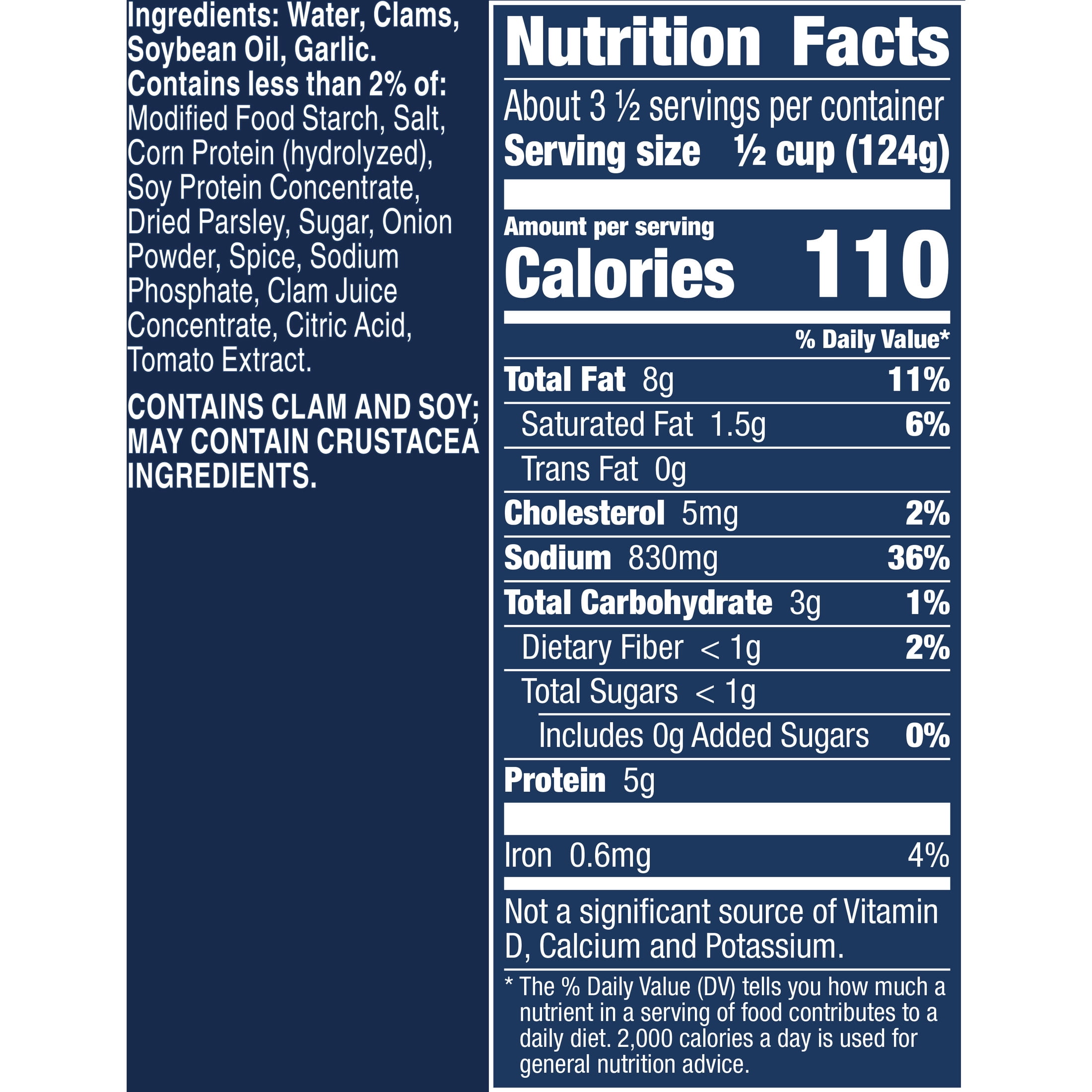 Progresso White Clam Sauce With Garlic & Herb, 15 oz.