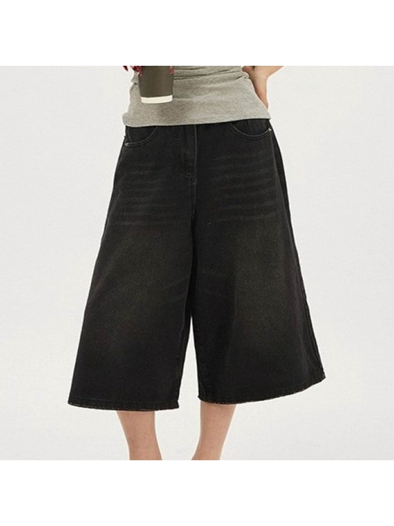 Cropped Trousers High Waist Straight Hop Jeans Jean Pants for Women Party Denim Look Leggings Jean Pants for Women Classic plus Jean Dress for Women plus Size Women Clothes Mom Jean Women Designer