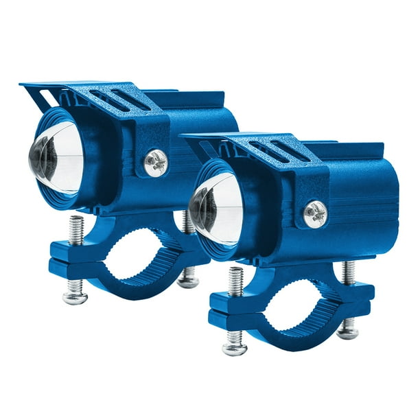 Paquete de 2 focos para motocicleta de 60 W, luces de conducción LED para motocicleta, far Irfora Faros de motocicleta