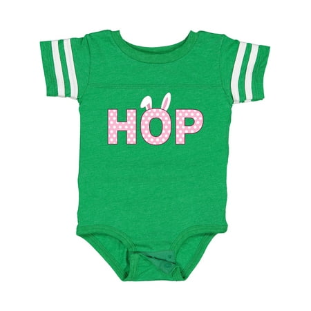 

Inktastic Hop Bunny Ears in Pink Gift Baby Boy or Baby Girl Bodysuit