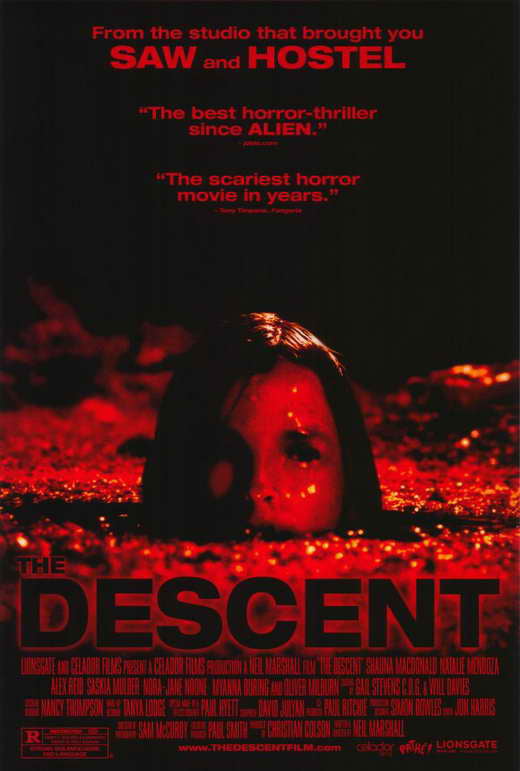 The Descent Movie Poster 2" X 3" Fridge Locker Magnet. 