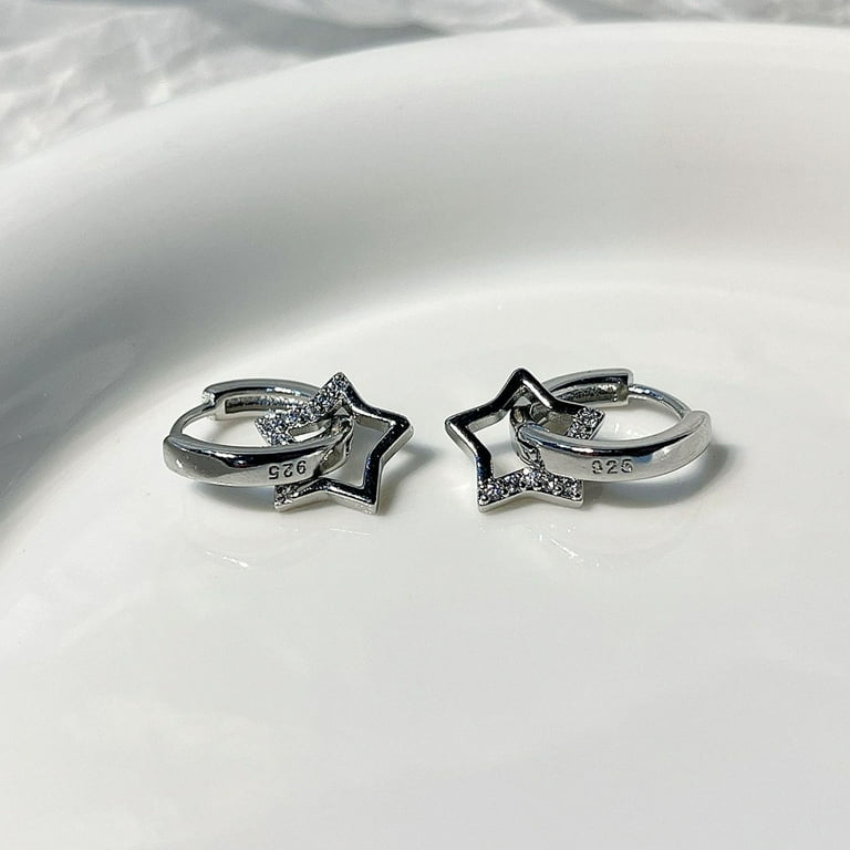✪ Star Ear Buckle Star Earrings Y2K Style Punk Earrings Men Women Ear  Jewelry Gift 