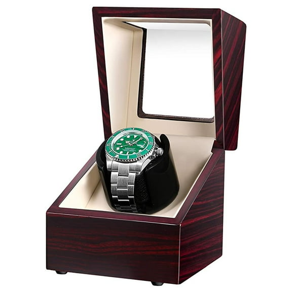 JQUEEN Watch Winder for Automatic Watches with Quiet Japanese Mabuchi Motor