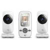 Motorola MBP481-2 2.4 GHz Digital Video Baby Monitor with 2-Inch Color Display, Digital Zoom, Infrared Night Vision and Two Cameras