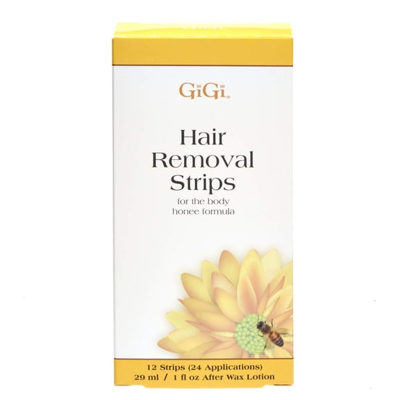 GiGi Hair Removal Wax Strips for Body with All-Purpose Honee Formula, Waxing Kit for Women