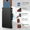 thumbnail image 3 of Wallet Umoven - Cartera de piel plegable para hombre con bloqueo RFID, 3 of 6