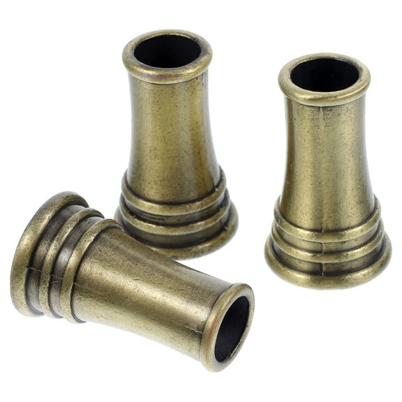 3 Pcs Gold Pen Round Metal Holder Fountain Creative Student