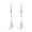 Purple, variant on QIQUWOHUL 925 Sterling Silver Dangle Drop Earrings| Celestial Tassel Earrings| Star Earrings| Silver Earrings