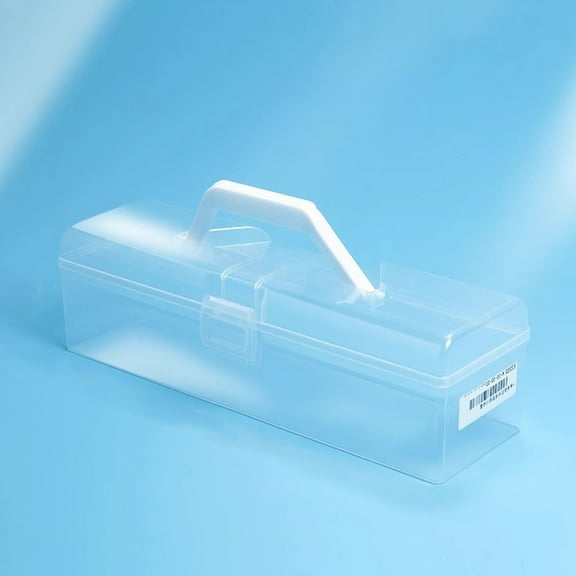 Plastic Paint Brush Holders with Handle Long Paint Brushes Container Brush Storage Box Drawing Tool