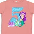 thumbnail image 4 of Inktastic Fifth Birthday Mermaid Girls Toddler T-Shirt, 4 of 5