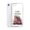 thumbnail image 2 of Clear Case for iPhone® Book Worm Phone Cover Go Away I'm Reading Gift (iPhone 7/8), 2 of 2
