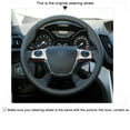 thumbnail image 2 of Mewant Handsewing Car Steering Wheel Cover for Ford Escape 2013-2016 C-MAX 2013-2018, 2 of 5