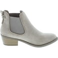 thumbnail image 6 of SODA CHELSEA Women's Hot Seller Elastic Sides Panel Block Heel Ankle Booties, 6 of 7