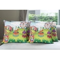 thumbnail image 6 of Ambesonne Colorful Throw Pillow Cover 4 Pack, Circus and Theme Park, 18", Multicolor, 6 of 7