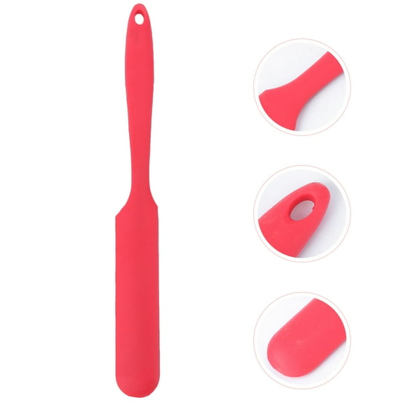STRANDCHIC Silicone Kitchen Utensils Set Red Long Handle Baking Tool Home Cooks Cooking 1Set