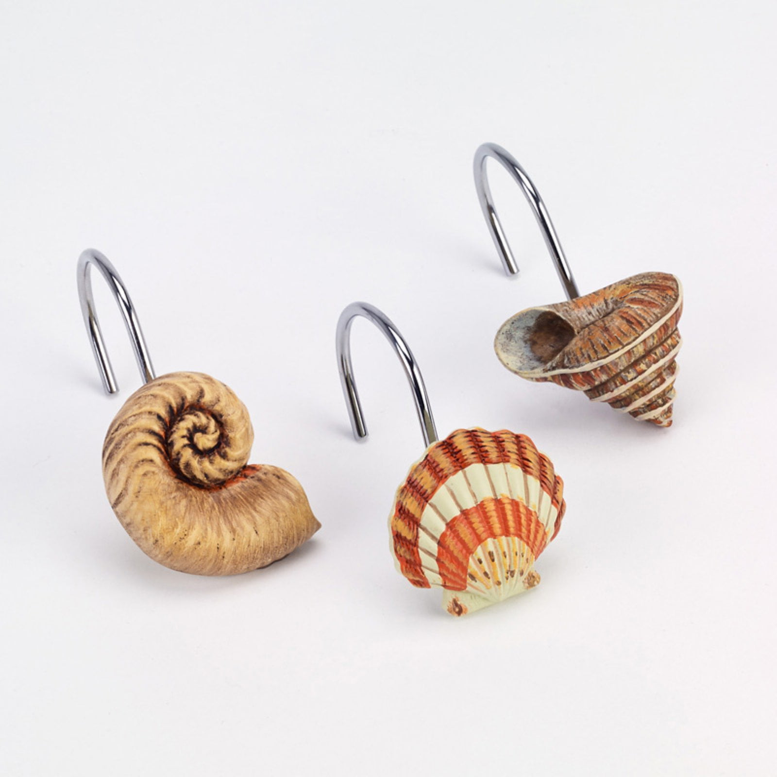 Seaside Vintage Shower Hooks Multicolor