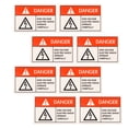thumbnail image 4 of 8 pcs Danger Sign Warning Electric Shocks Sign High Voltage Sign Electric Shocks Warning Stickers, 4 of 8