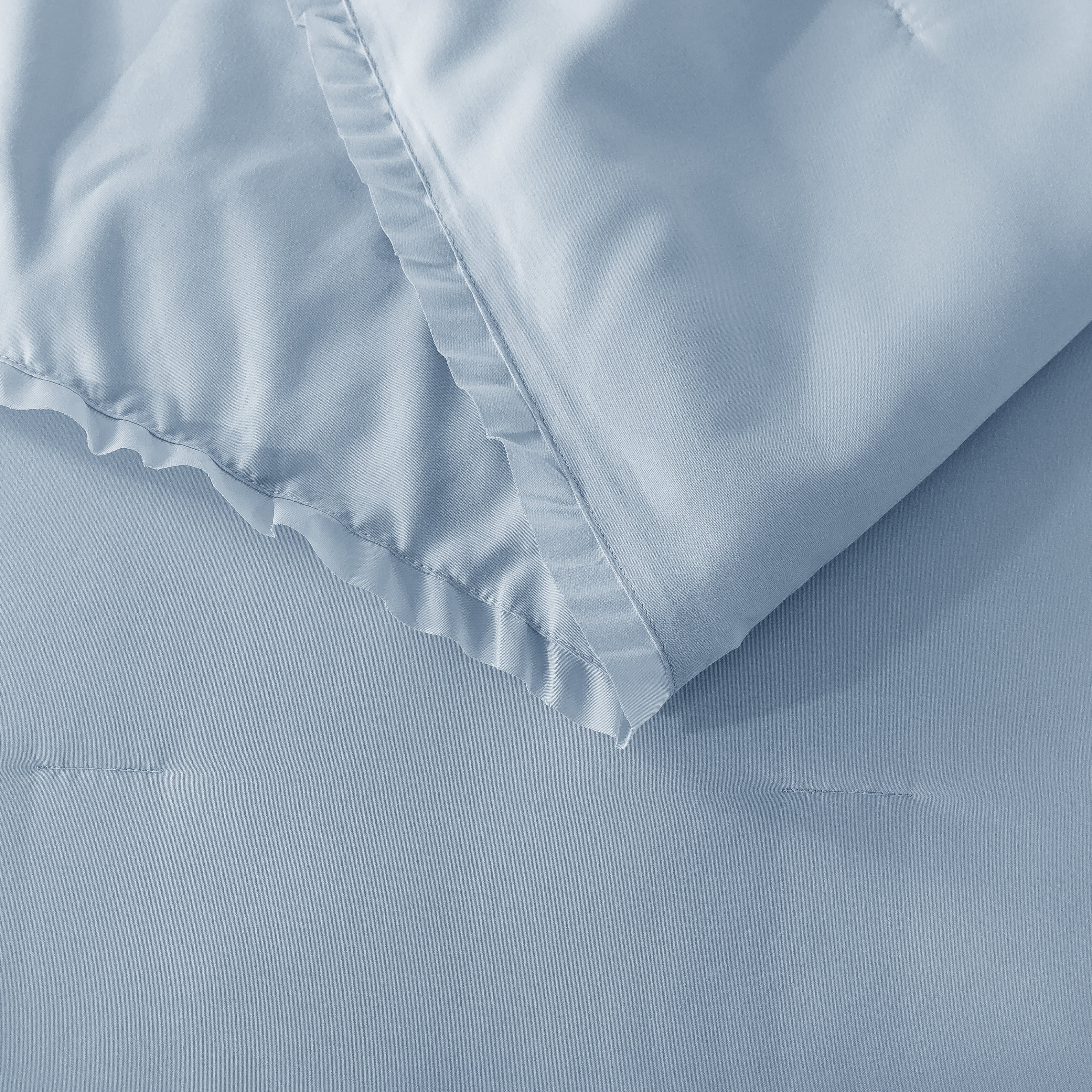 Ruffle Down Alternative Blanket - Full/Queen - Blue Fog