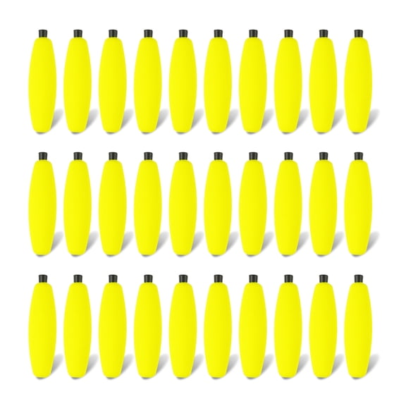 7829 30Pcs Foams Bobbers Rig Fishing Corks Fishing Bobbers Fishing Float Set