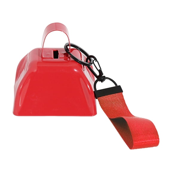 Cheering Bell Iron Cowbell Wrist Strap Compact Size Powerful Sound for Celebrations Weddings Sports Parties