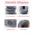 thumbnail image 6 of Baby Boots Toddler Girls Winter Boots Cute Bowknot Warm Snow Boots Toddler Shoes Size 3 6 9 12M Gray, 6 of 6