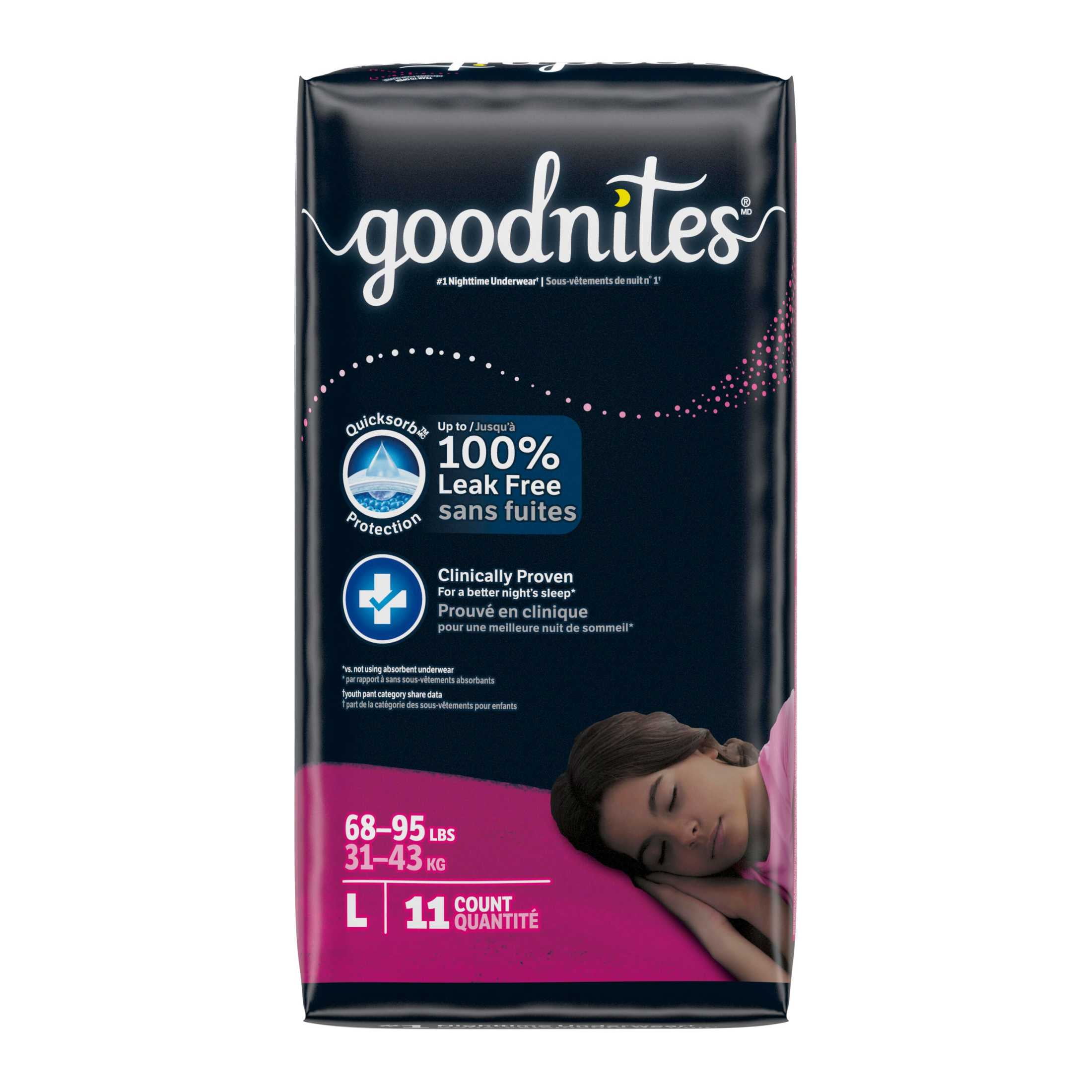 Goodnites Girls' L/LXサイズ29枚入り Goodnites Girls' L/LXサイズ29枚入り - メルカリ